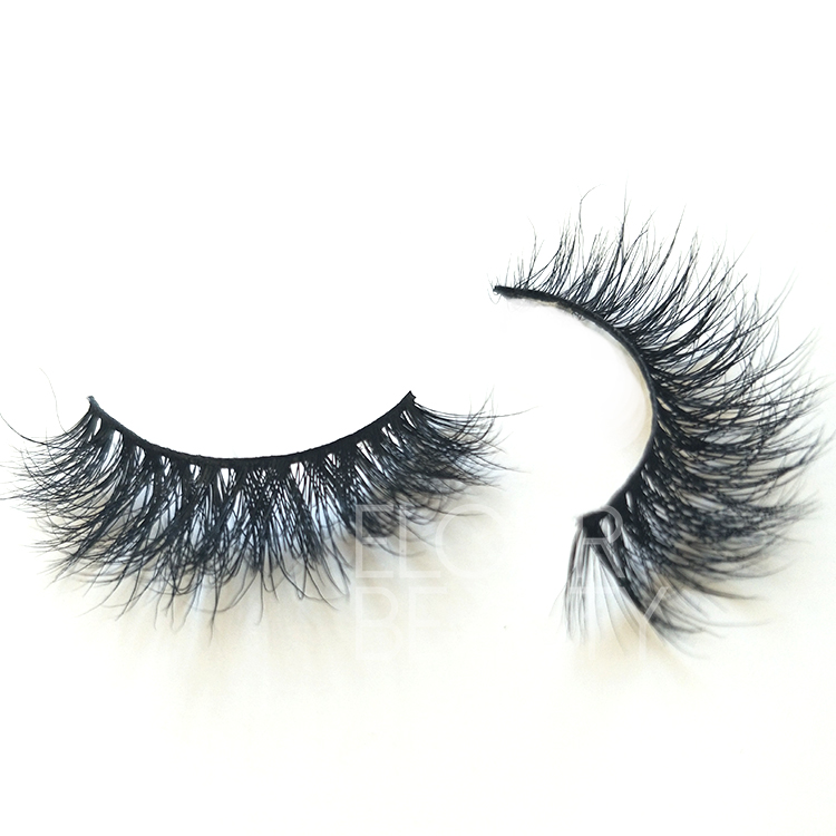 3D mink lashes with private label eyelash packaging China ED78